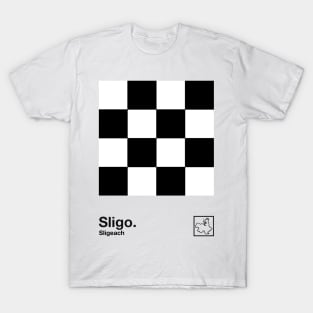 County Sligo / Original Retro Style Minimalist Design T-Shirt